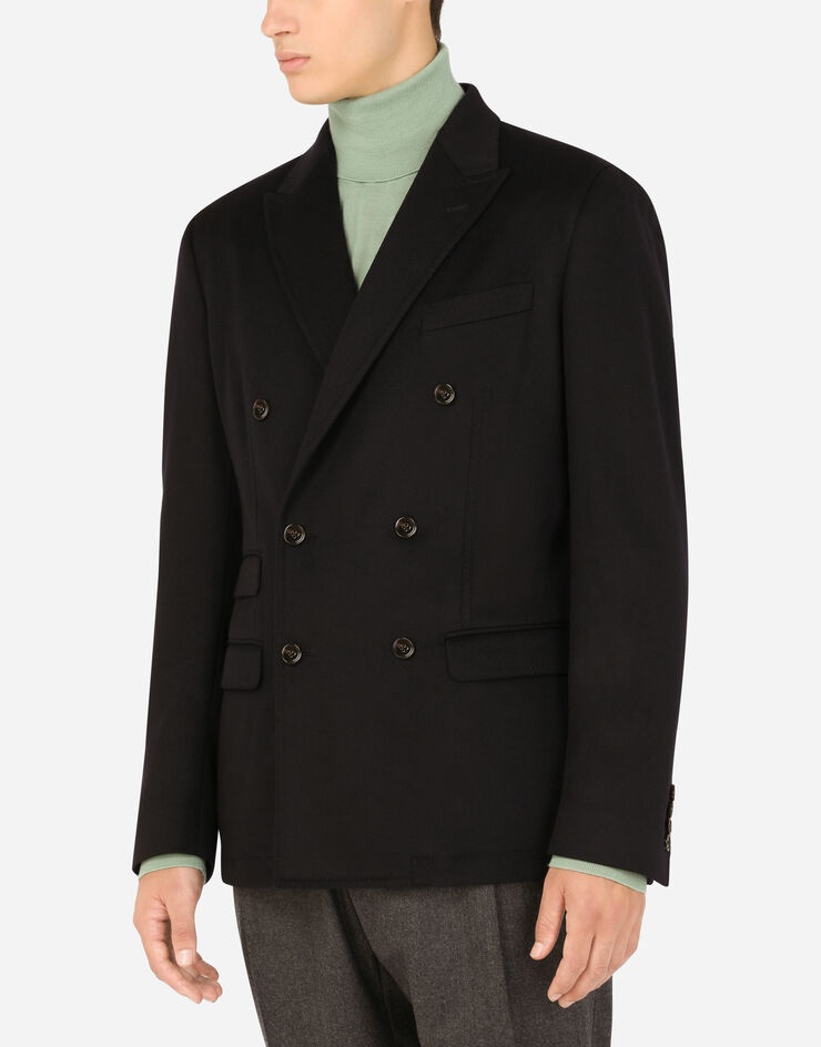 Deconstructed double-breasted cashmere jacket - 4