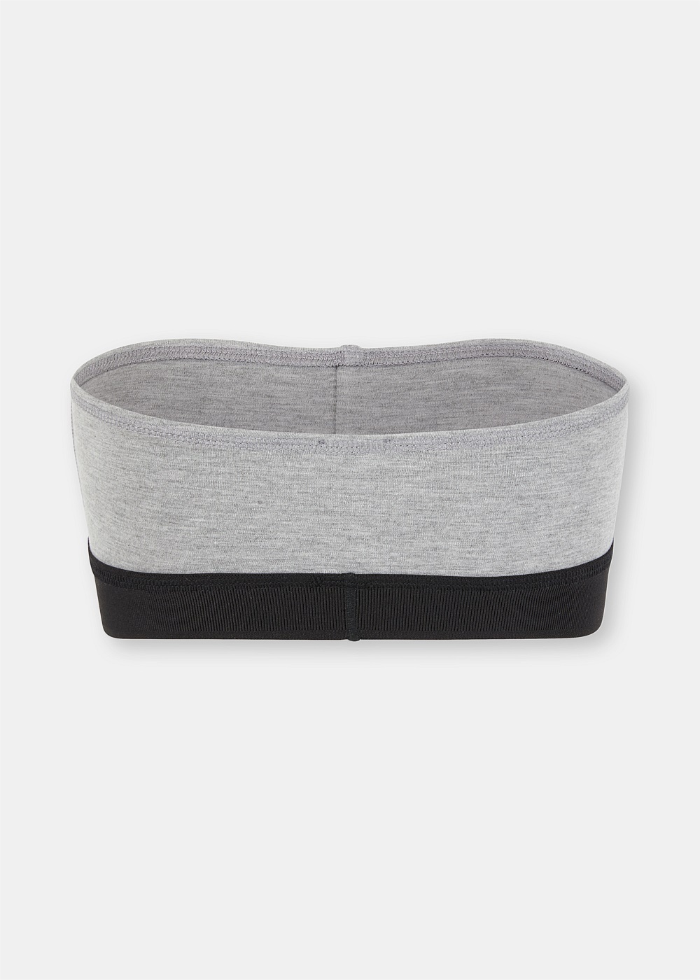 Grey Melange Signature Logo Bandeau - 2