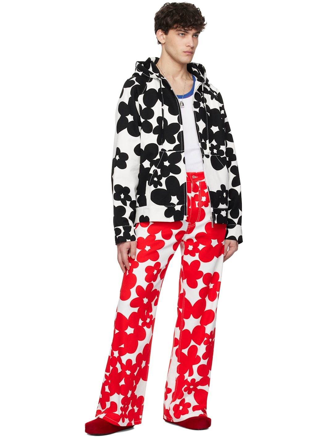 Black & White Dillies Print Jacket - 4