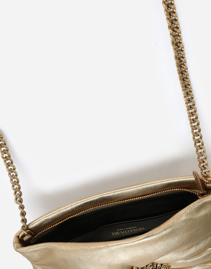 Small foiled calfskin Devotion Soft bag - 5