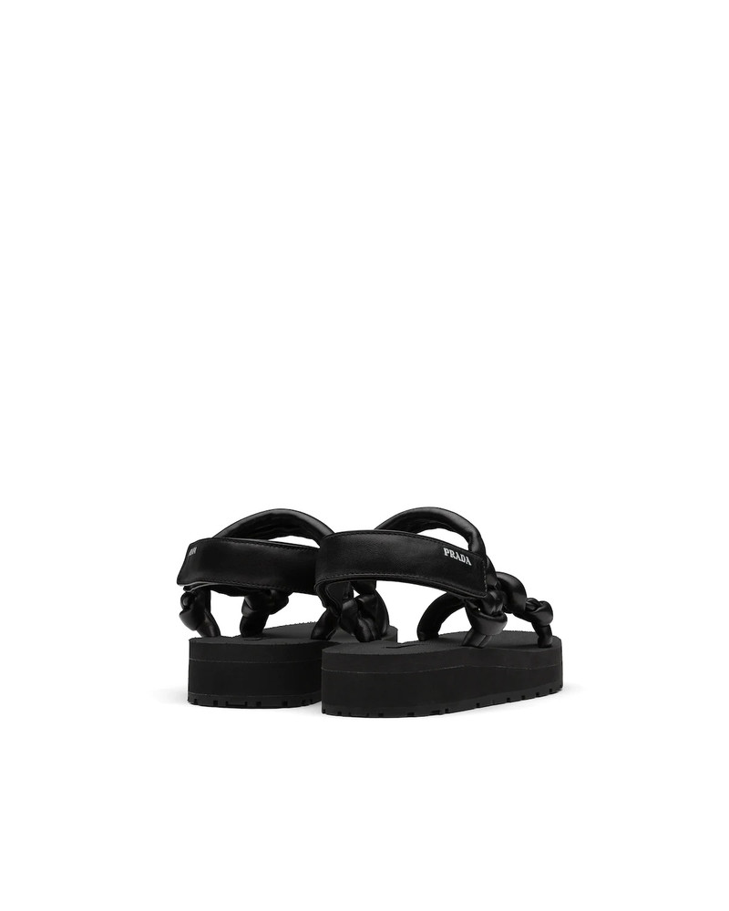 Sporty nappa leather sandals 3