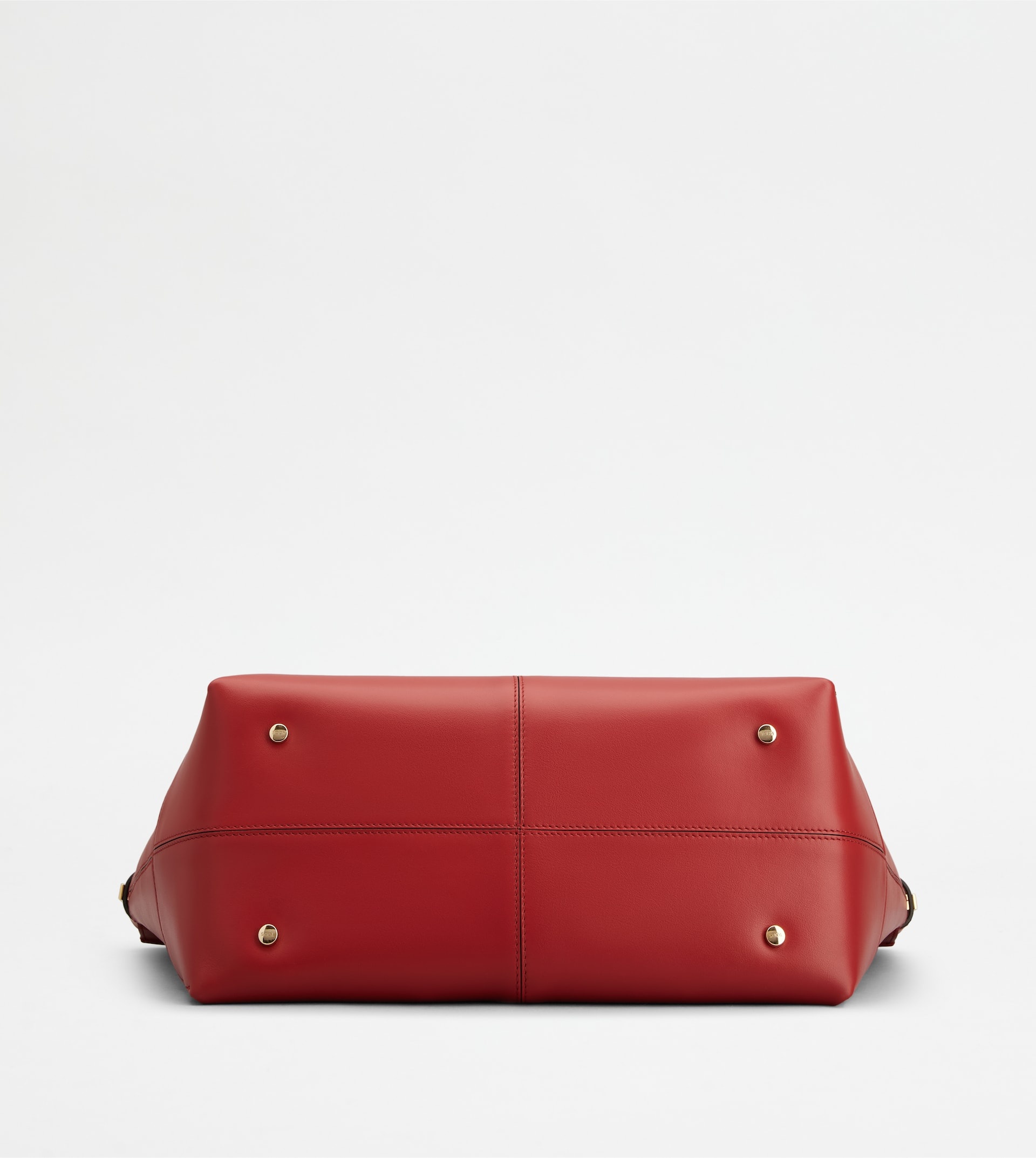 TOD'S DI BAG FOLIO IN LEATHER MEDIUM-SMALL - RED - 4