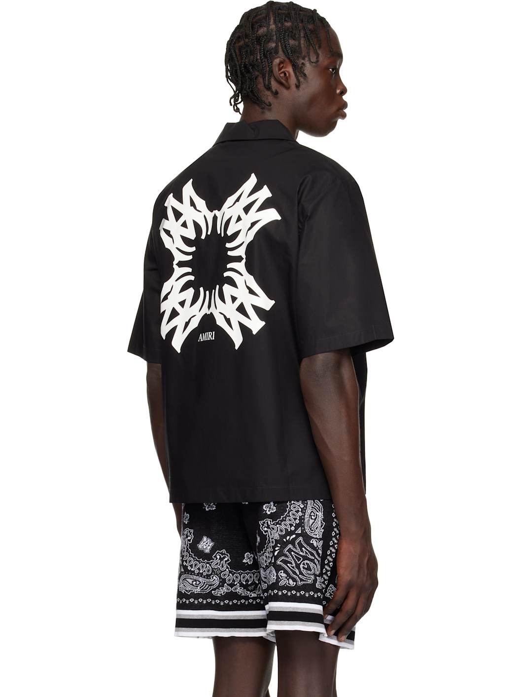 Black MA Quad Bowling Shirt - 3