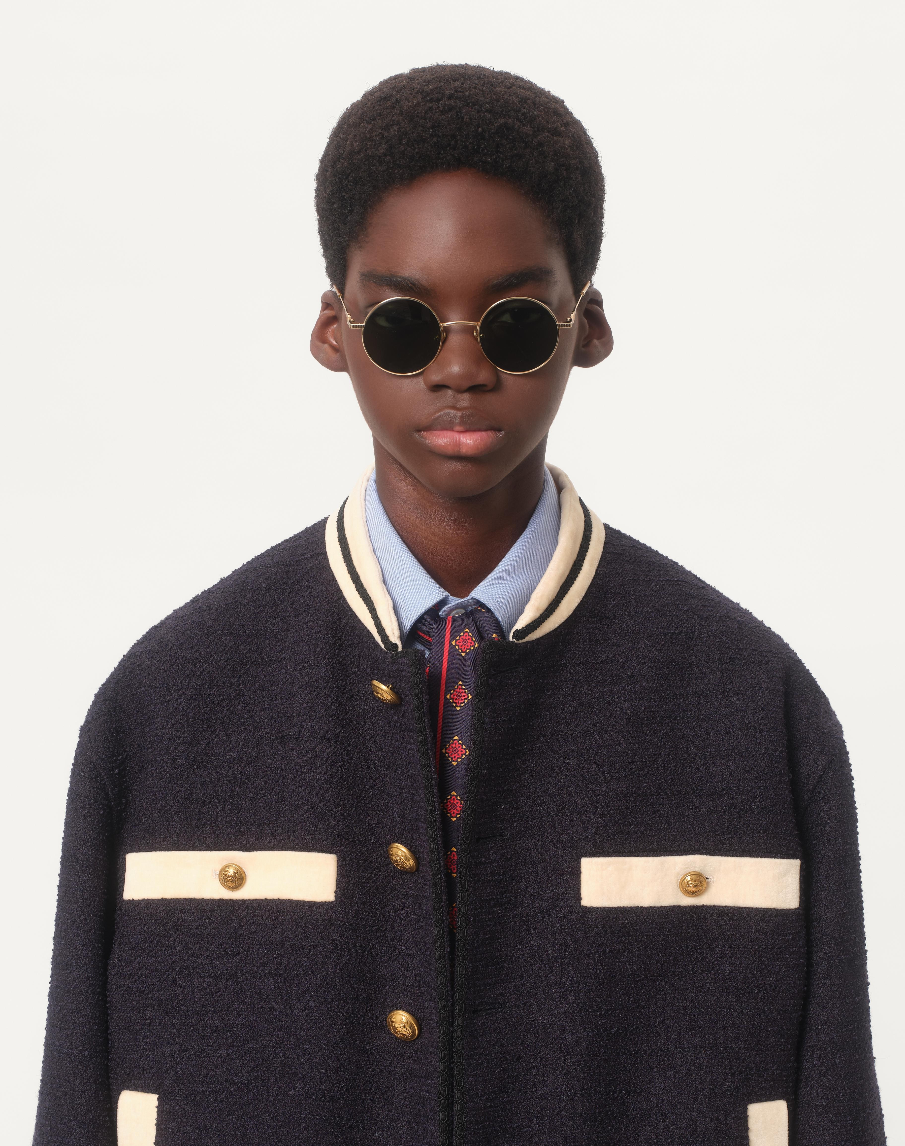 COTTON TWEED BOMBER - 4