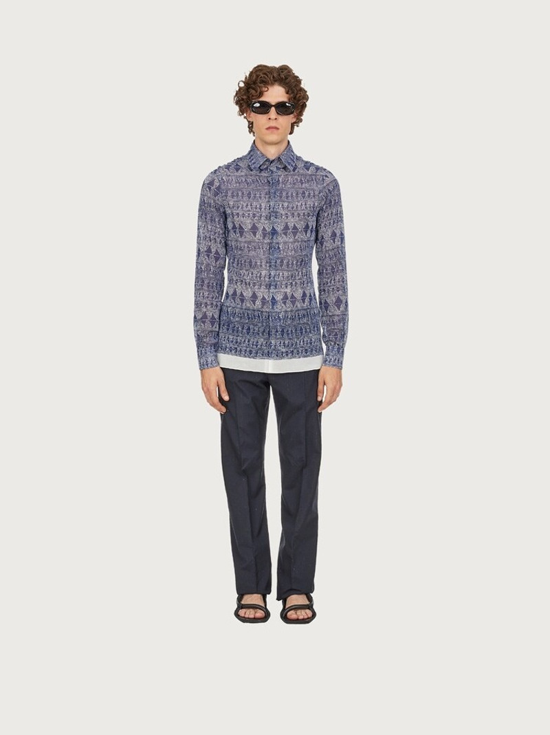 SLIM FIT PRINTED SHIRT 3