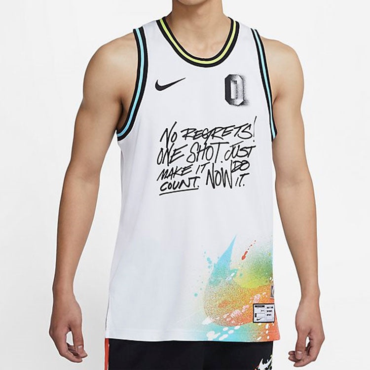Nike MENS DNA Premium Dri-fit Sports Basketball Vest White DJ5216-100 - 4