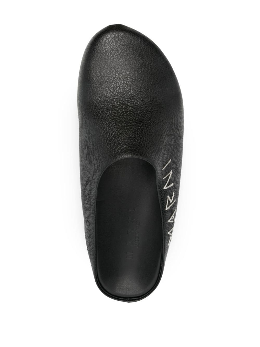 logo-embroidered slippers - 4