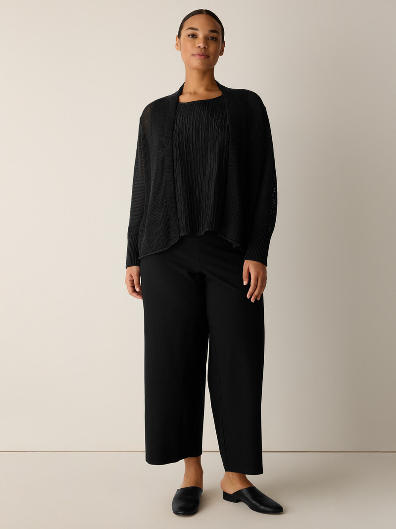 Organic Linen Cotton Cropped Cardigan 6