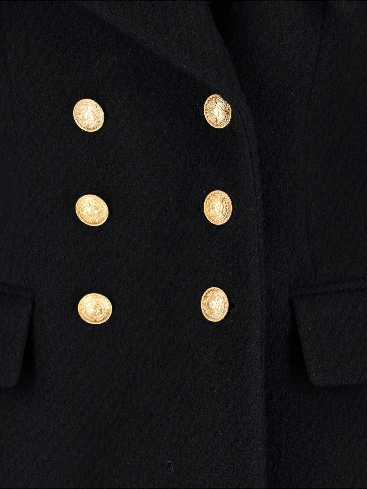 DOUBLE-BREASTED WOOL BLEND BLAZER - 4