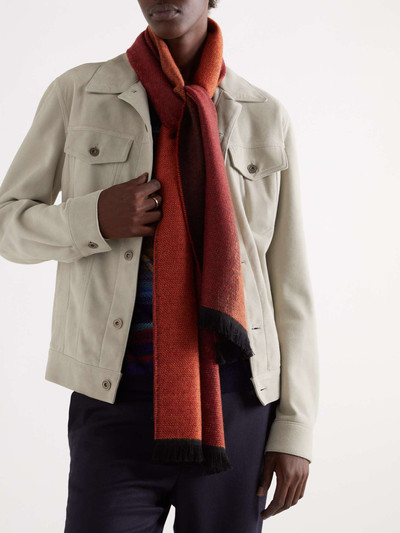 Missoni Fringed Wool and Cotton-Blend Scarf outlook