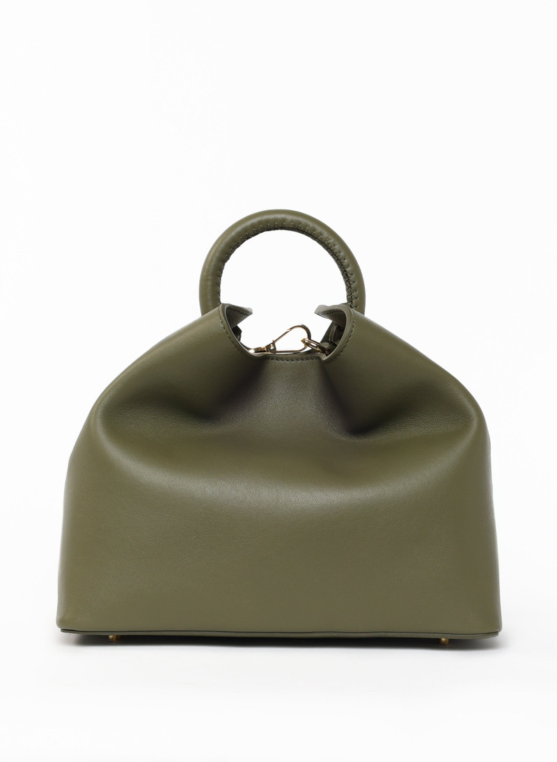Raisin Leather Khaki Green 1