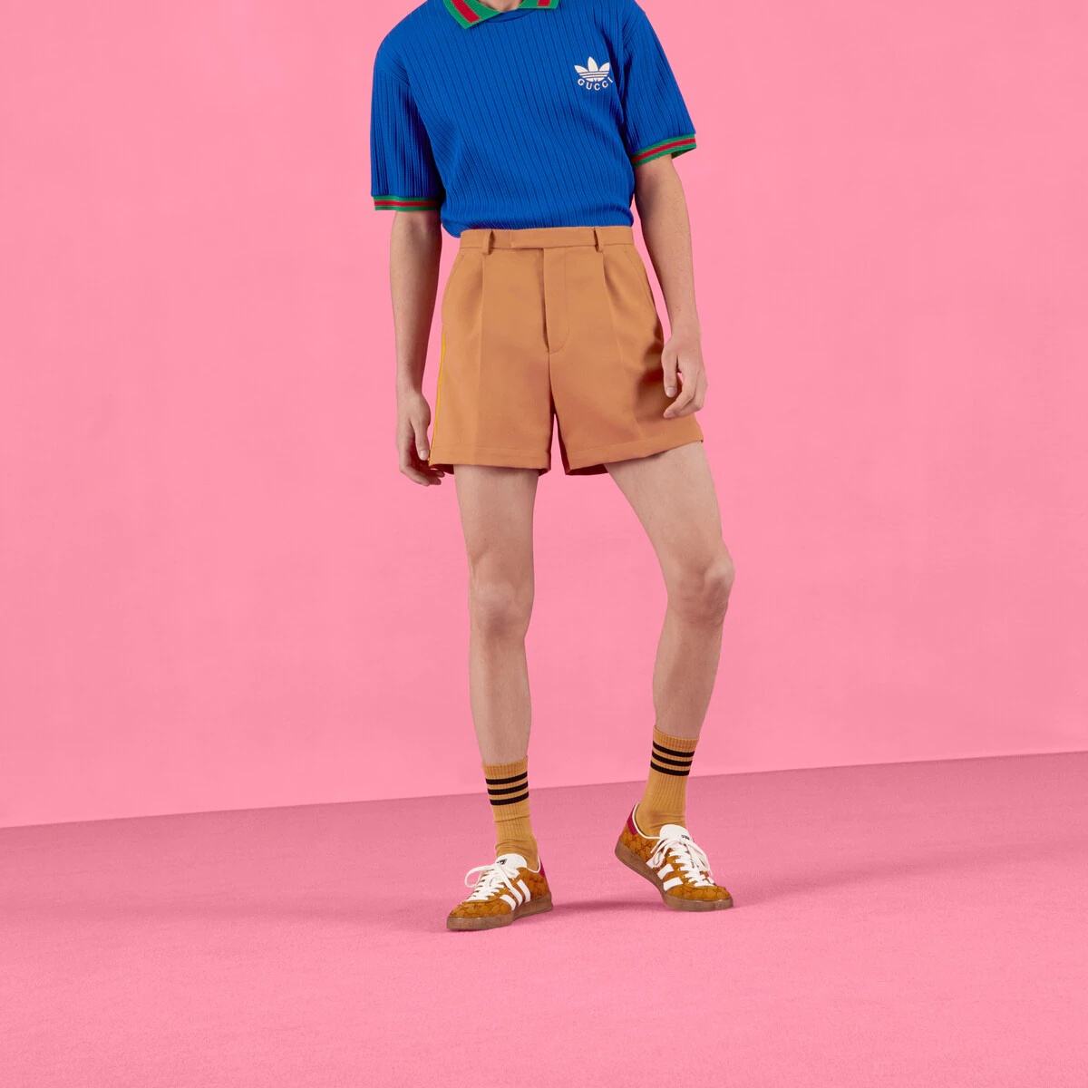 adidas x Gucci fluid drill shorts - 7