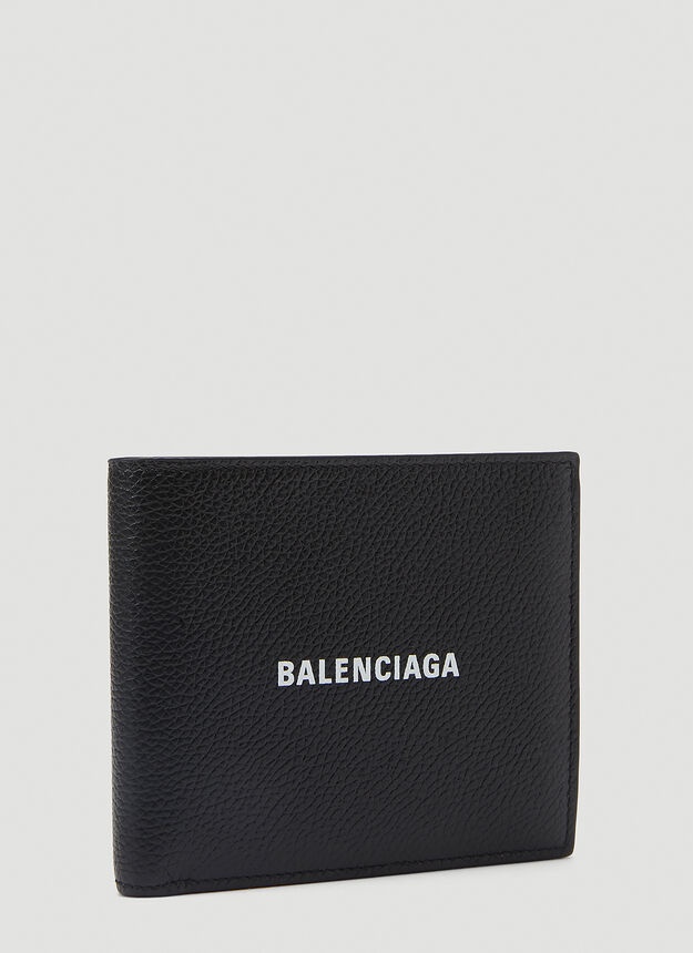 Bi-Fold Logo Wallet in Black - 2