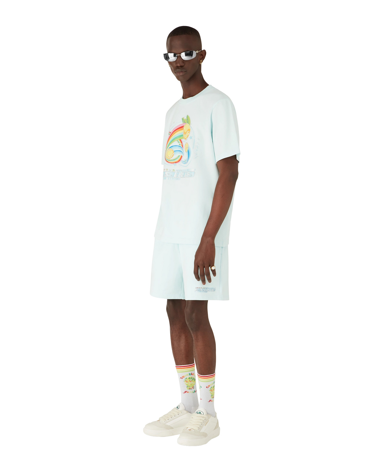 Manga Tennis Ball Sweatshorts | Casablanca Paris - 3