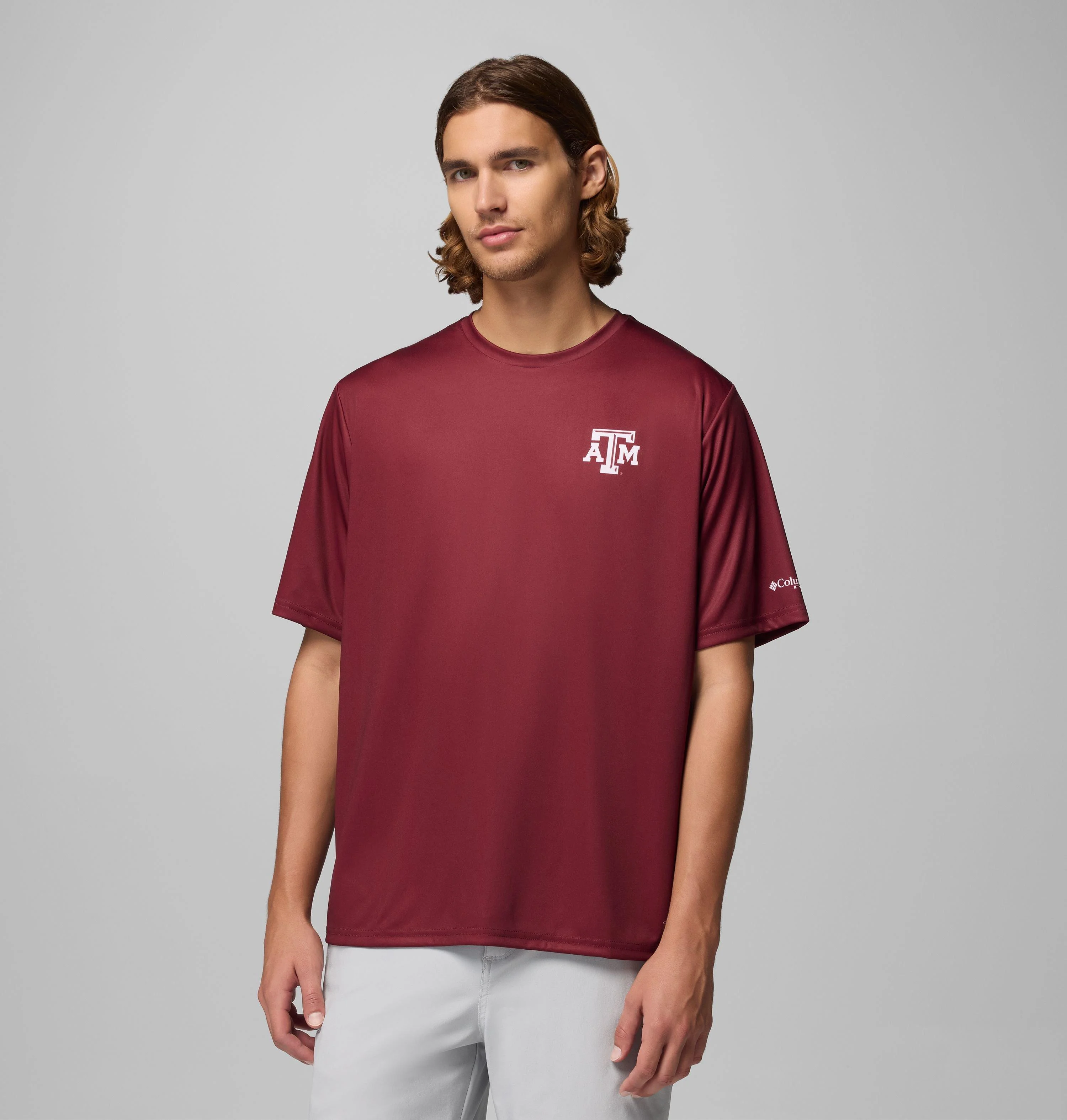 Men's Collegiate PFG Terminal Tackle Short Sleeve Shirt - Texas A&M - 1