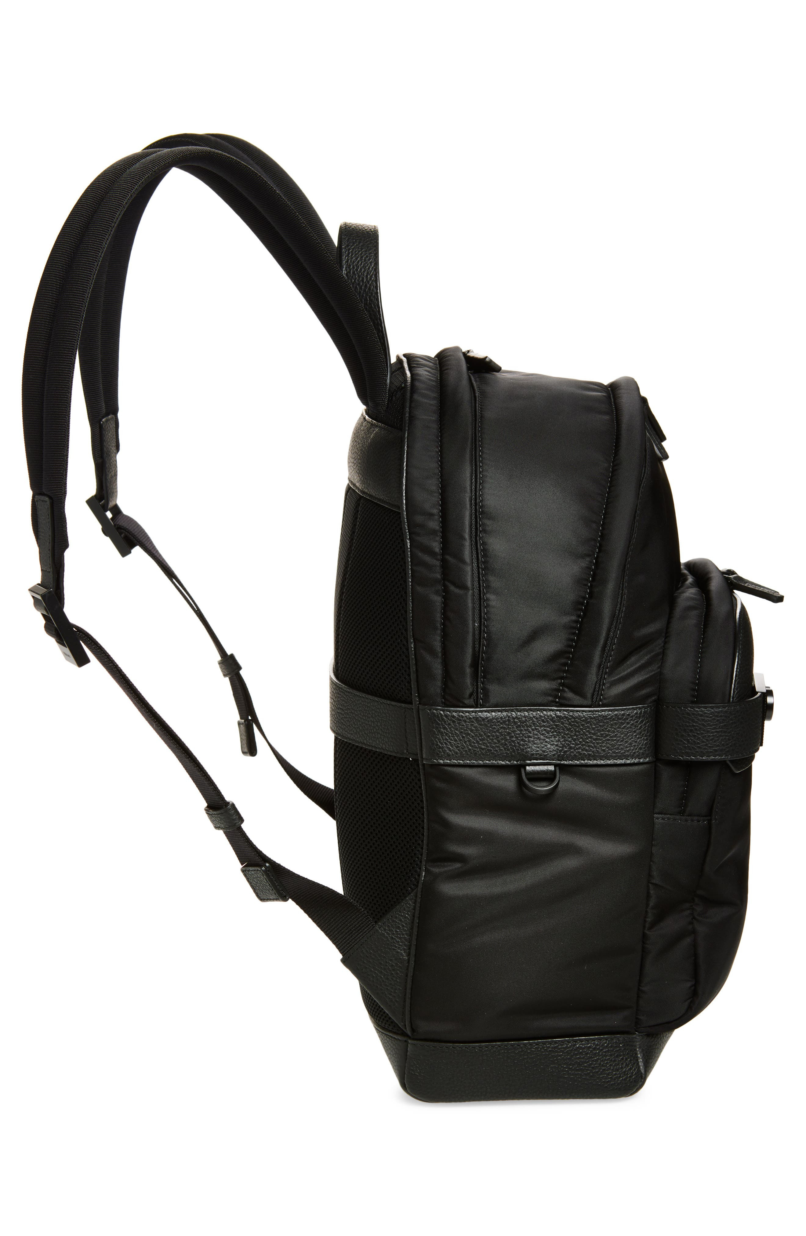 FERRAGAMO Twins Nylon Backpack in Nero at Nordstrom - 5
