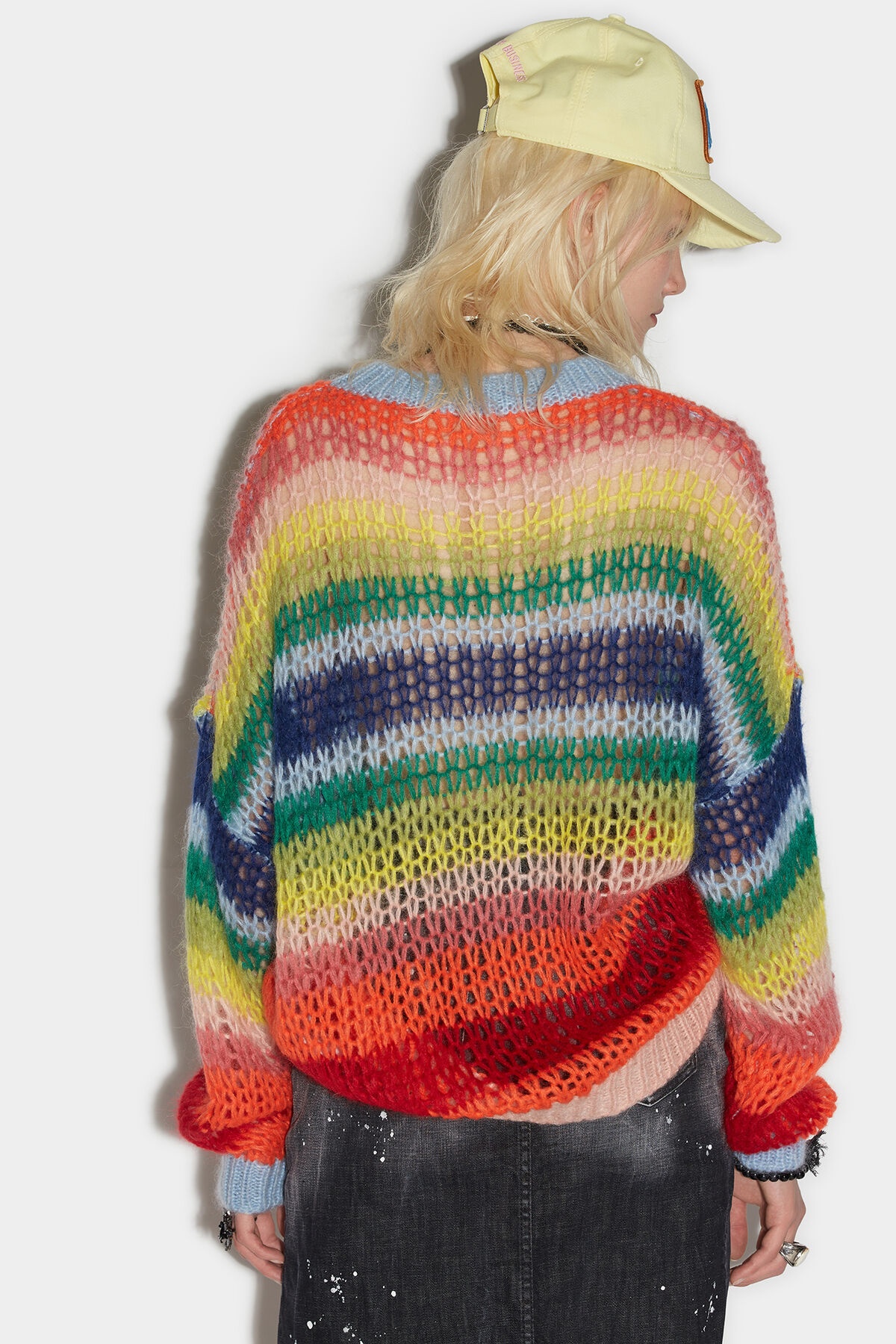 STRIPED KNIT SWEATER - 2