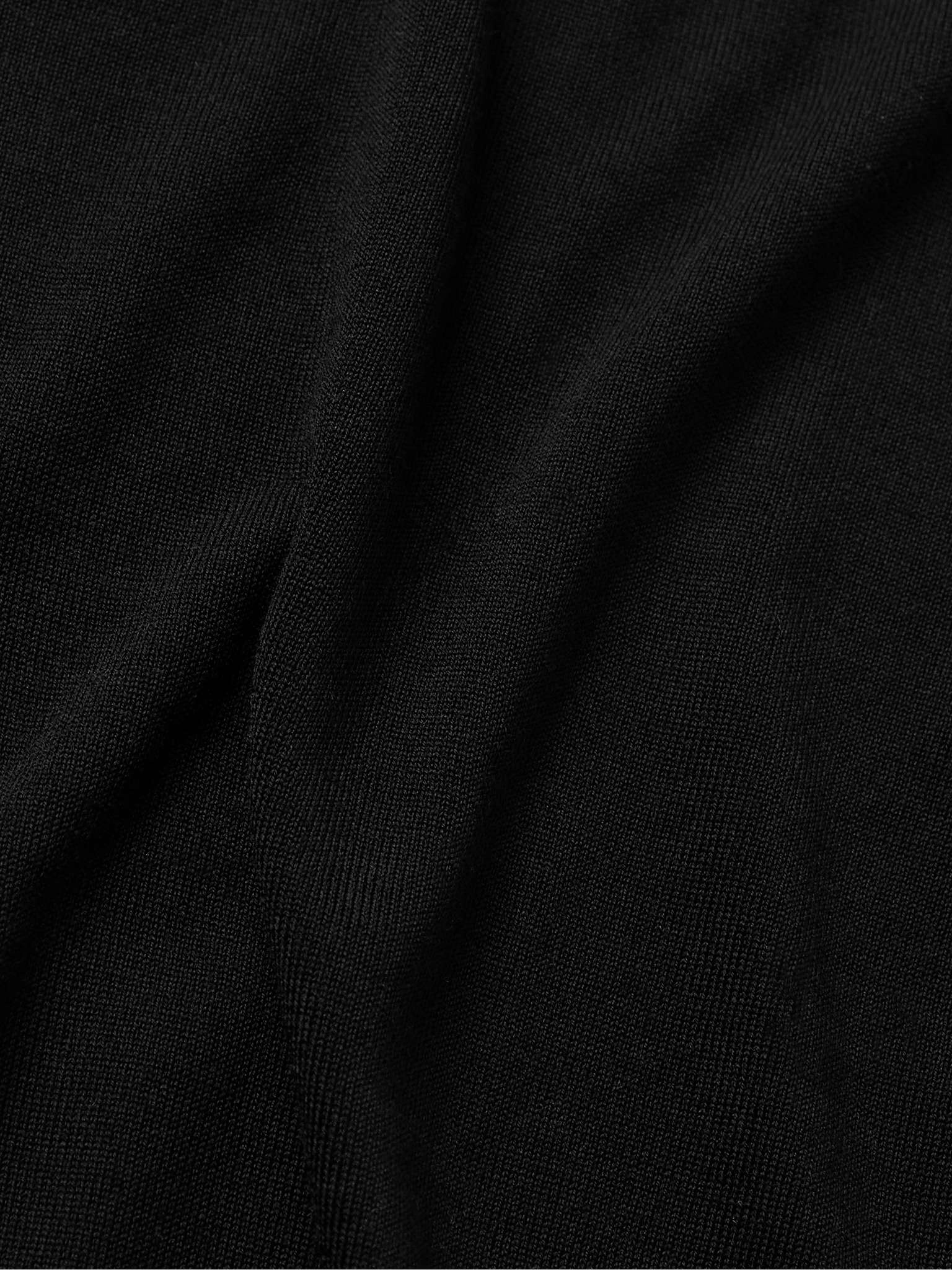 Slim-Fit Merino Wool Polo Shirt - 5