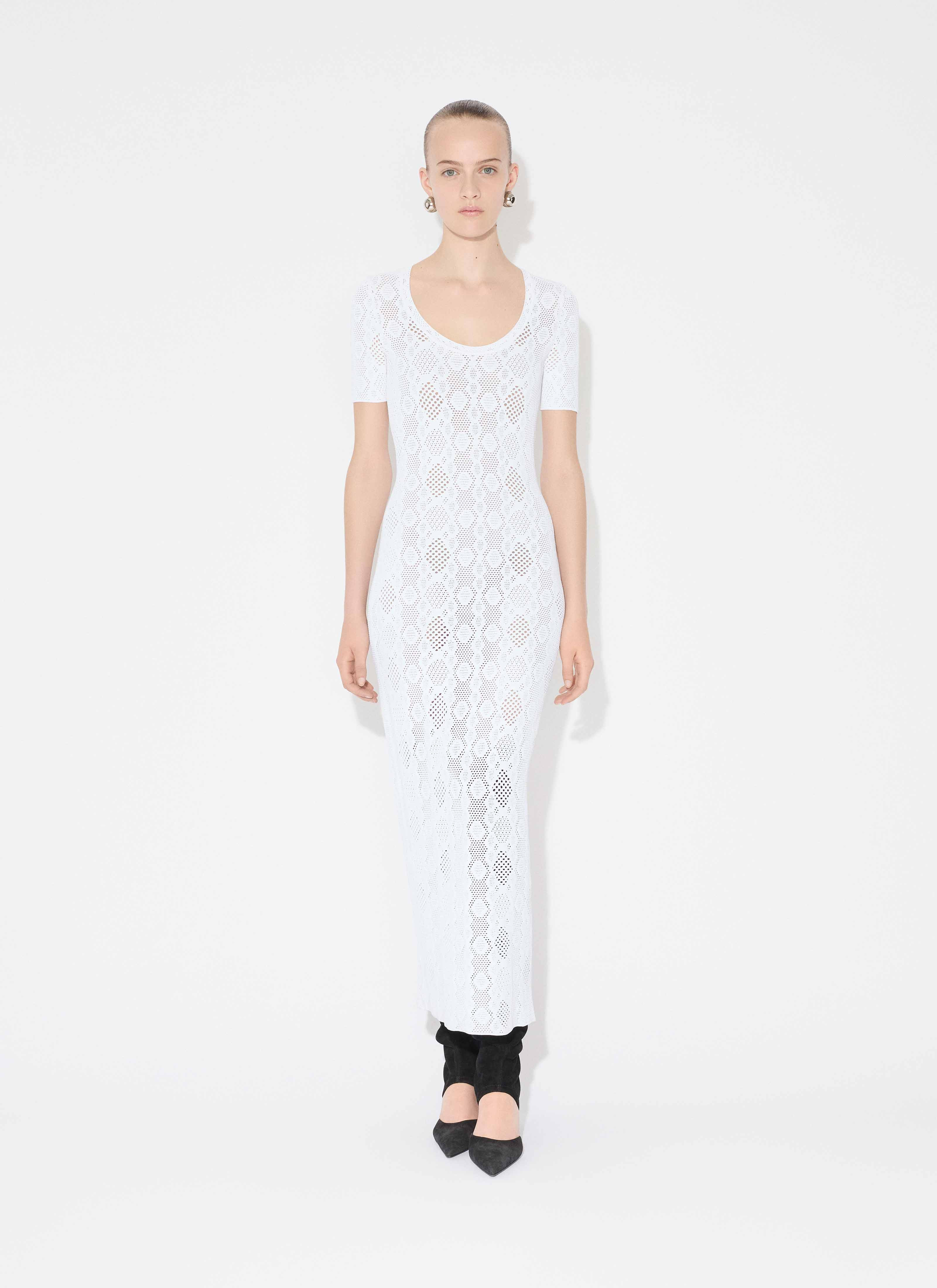 PYTHON LACE KNIT DRESS - 2