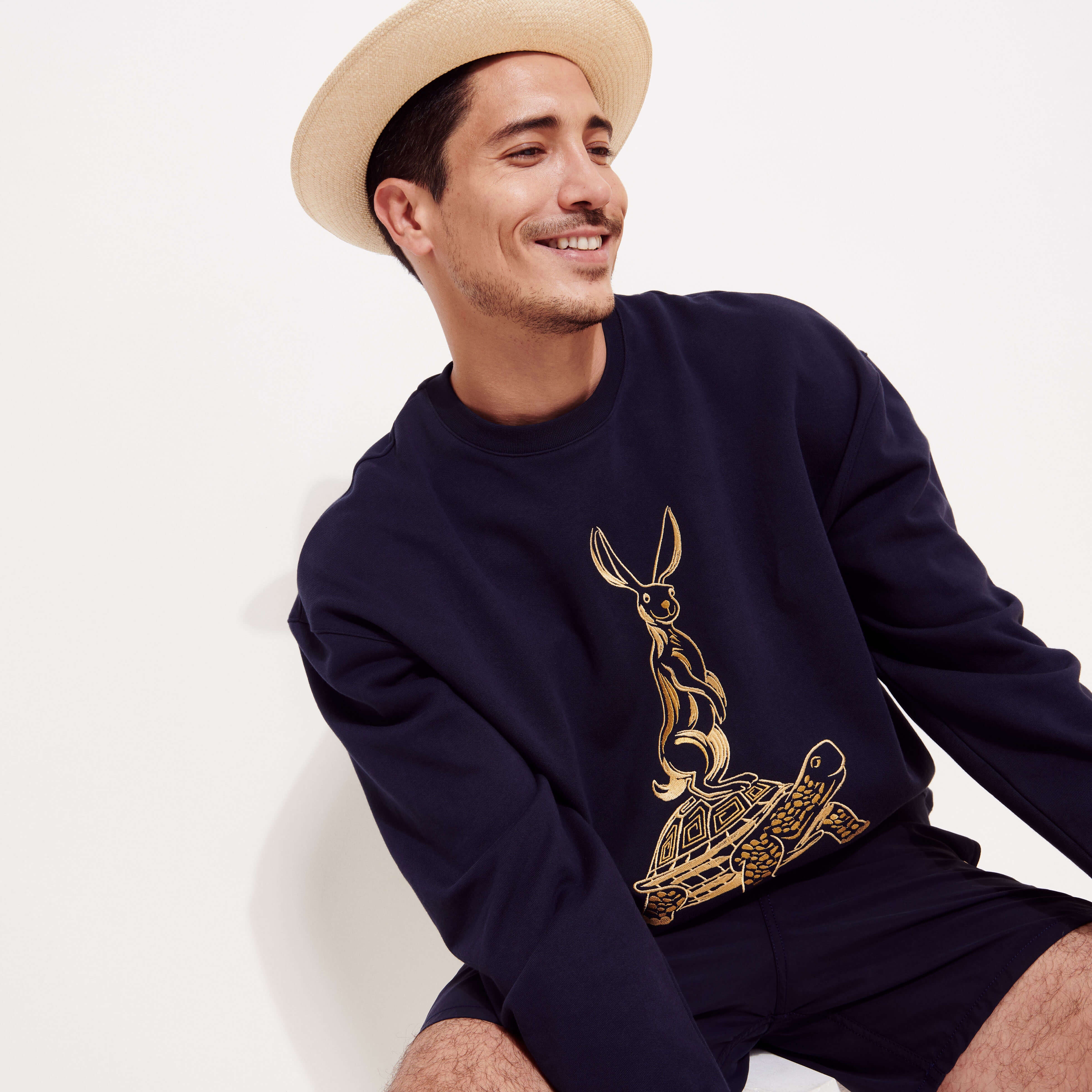 Men Cotton Sweatshirt The year of the Rabbit - 5