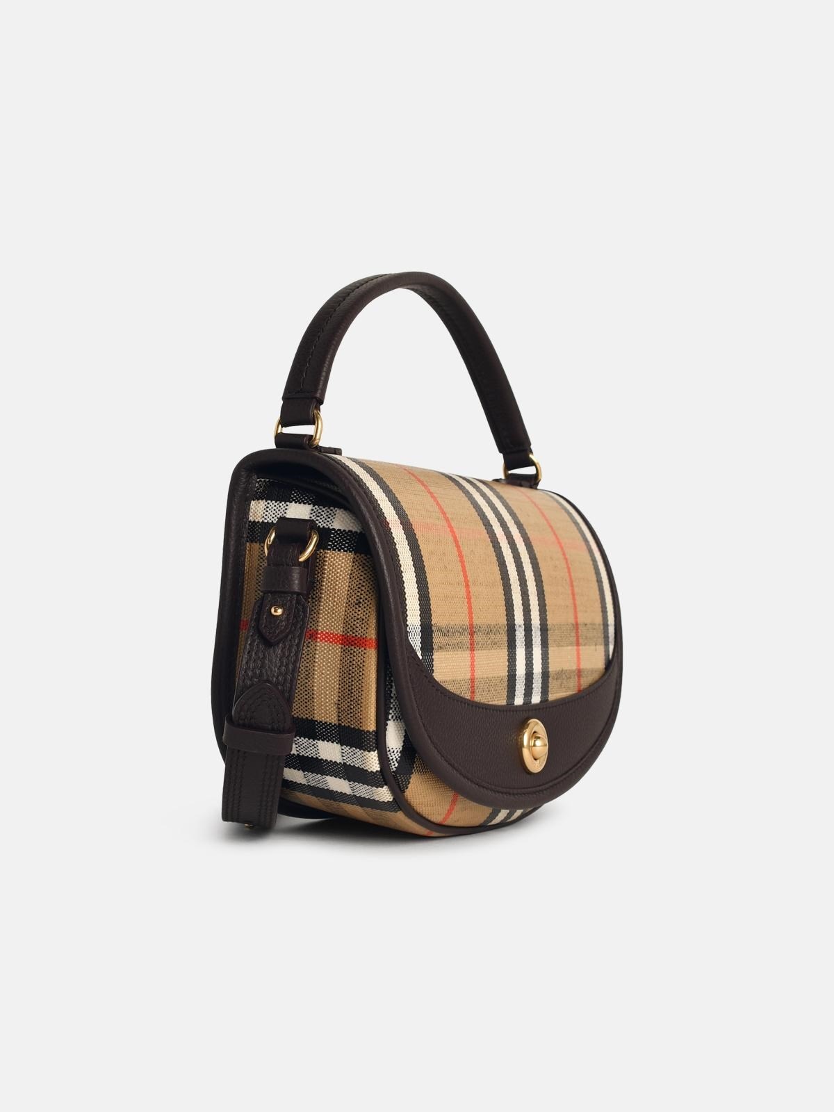 'HIGHLANDS' SAND COTTON BLEND CROSSBODY BAG - 2