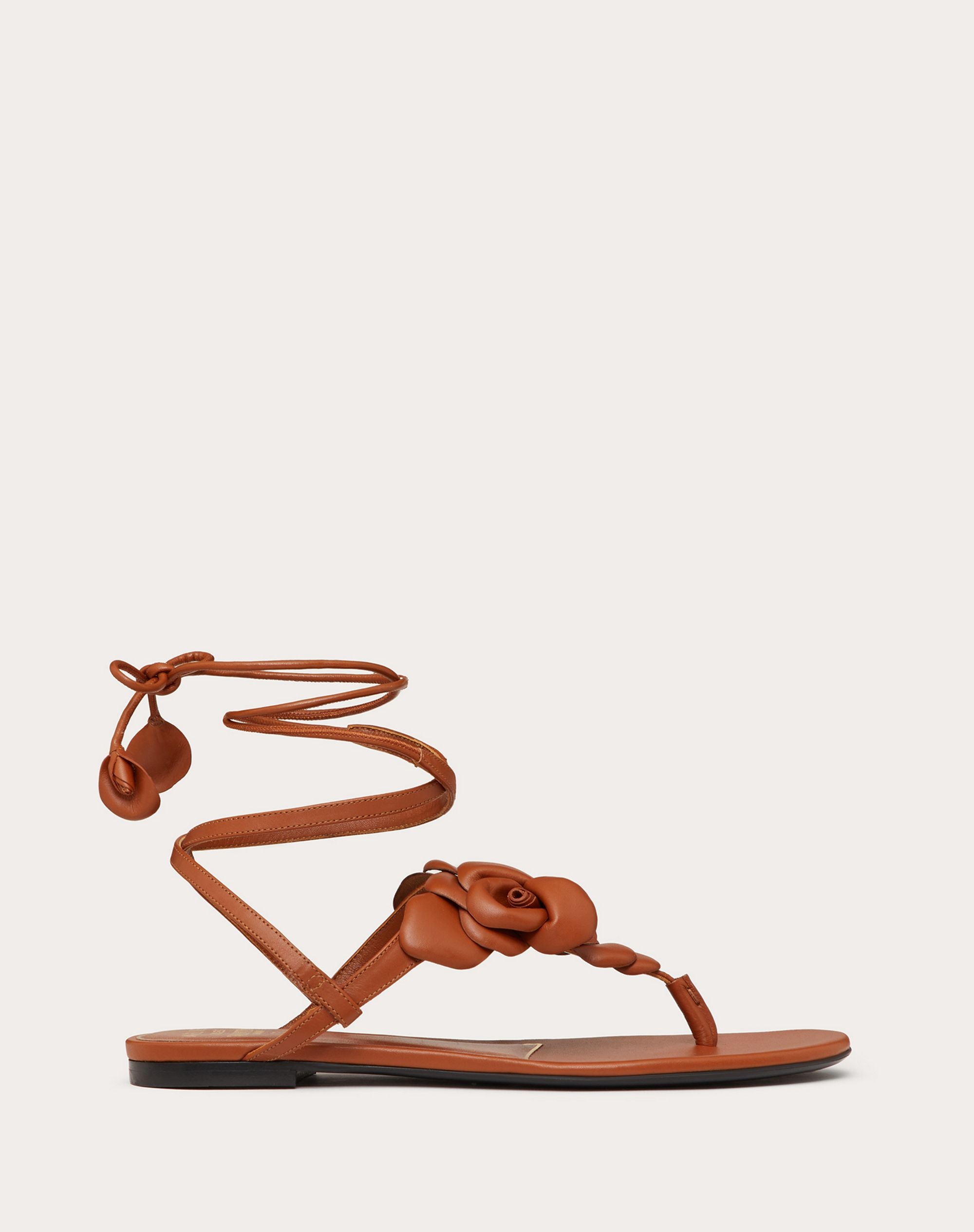 VALENTINO GARAVANI ATELIER SHOES 03 ROSE EDITION FLAT THONG SANDAL - 1