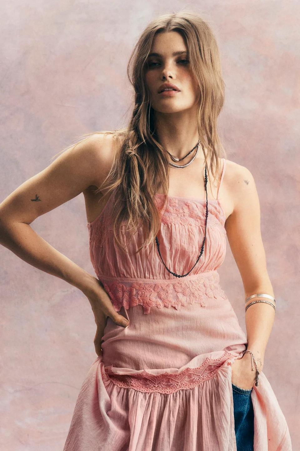 Hettie Semiprecious Strand Necklace - 1