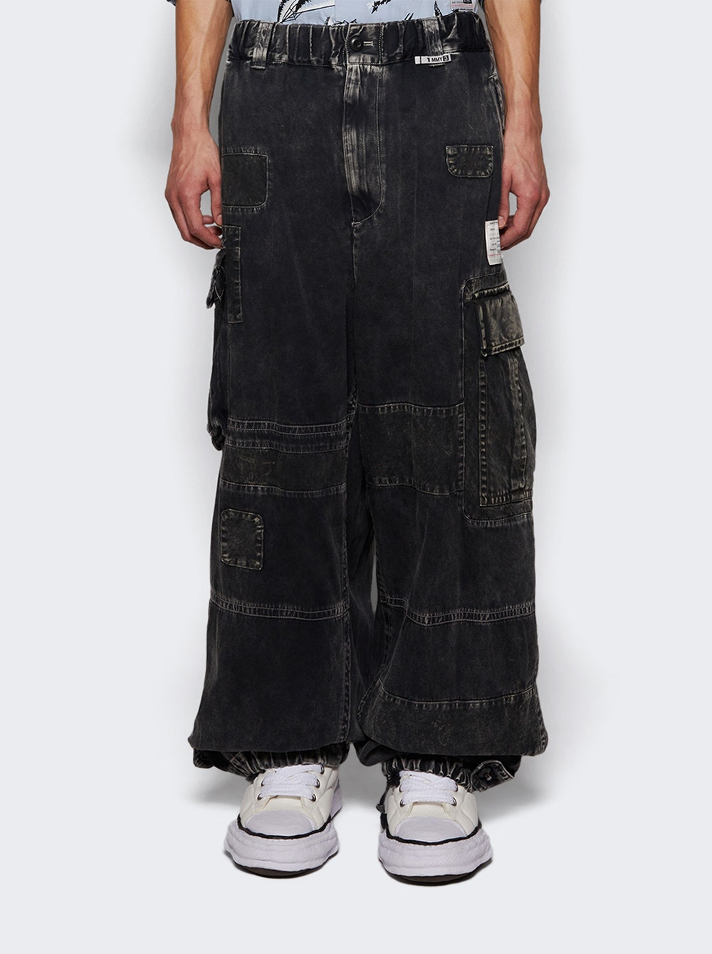 Repair Cargo Trousers Black - 2