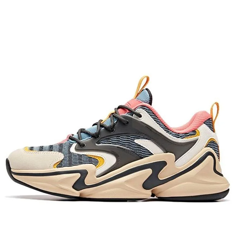 (WMNS) ANTA Running Series Sneakers 'Rice Black Green' 12918881-3 - 1