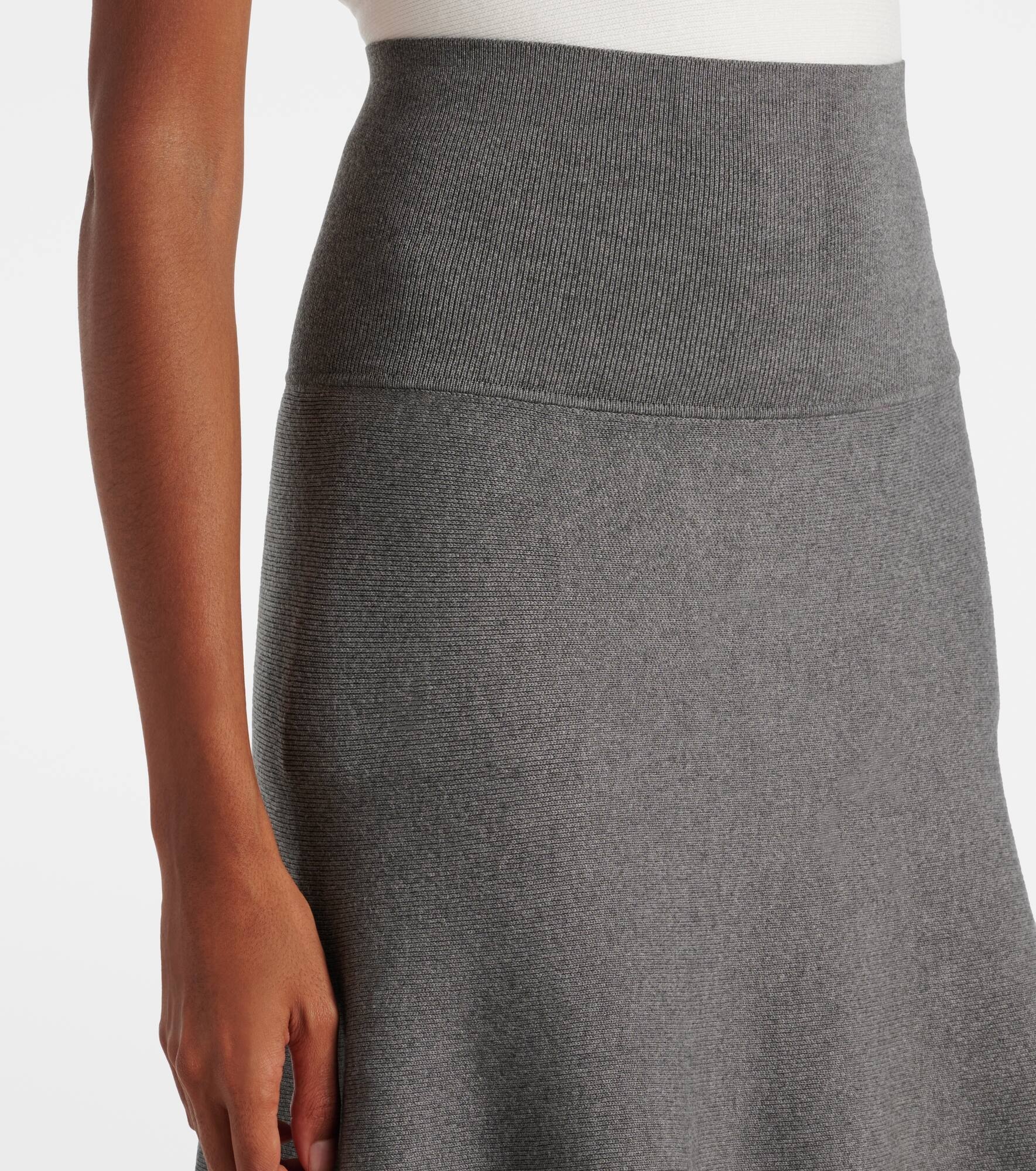 Gabrielle knitted midi skirt - 4