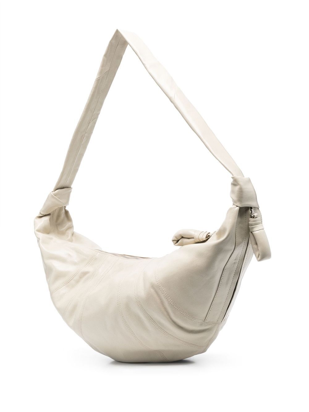 Croissant canvas shoulder bag - 3