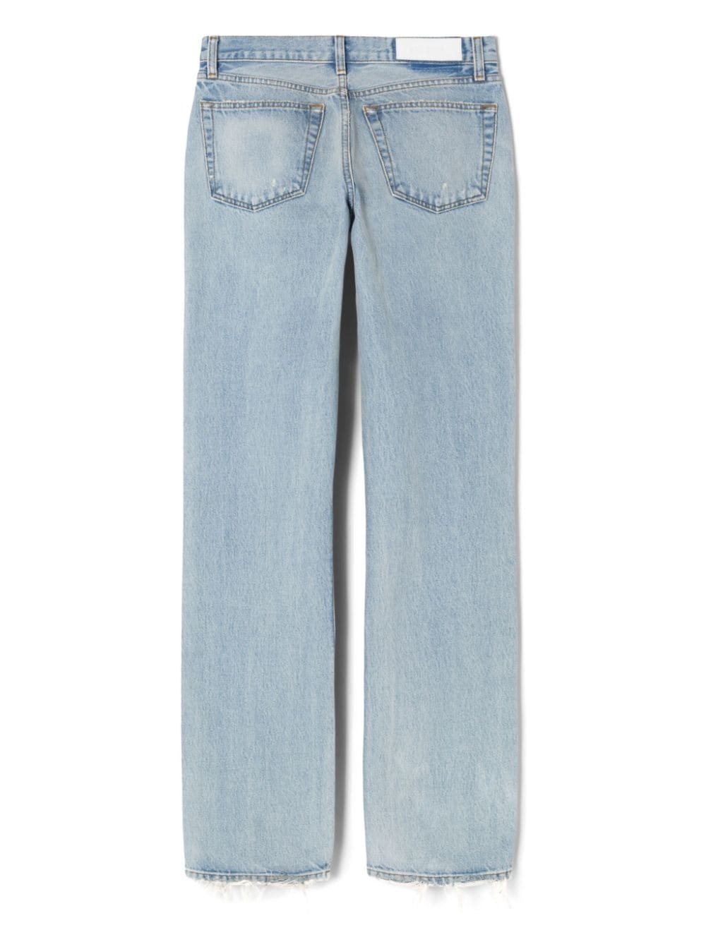 Easy straight-leg cotton jeans - 5