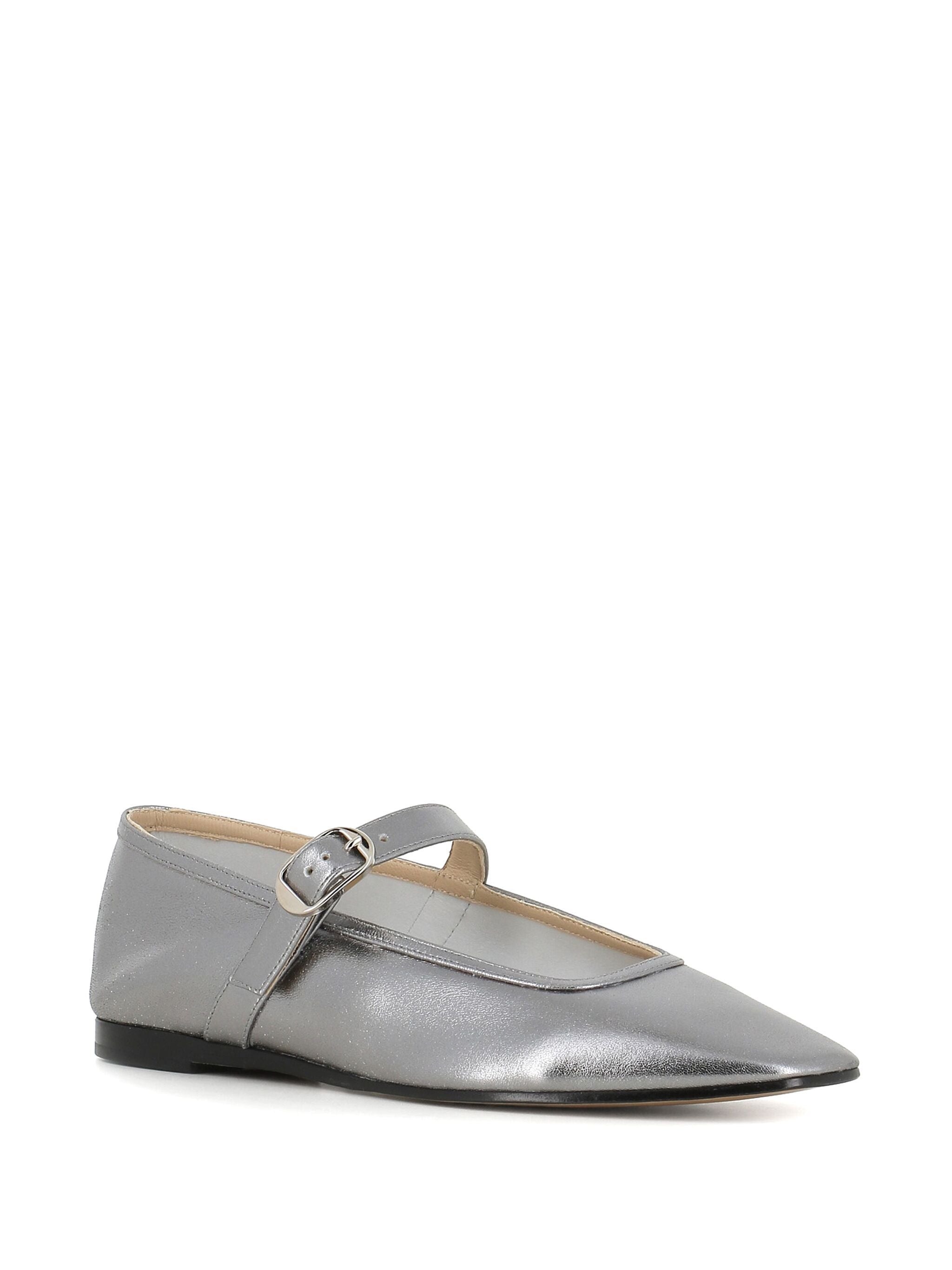 Leather Ballet Flats - 2