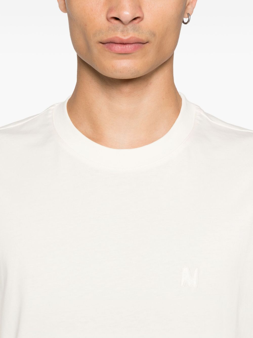 logo-print cotton T-shirt - 4