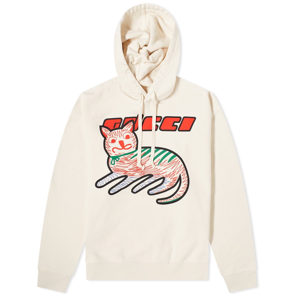 Gucci Cat Logo Hoody - 1