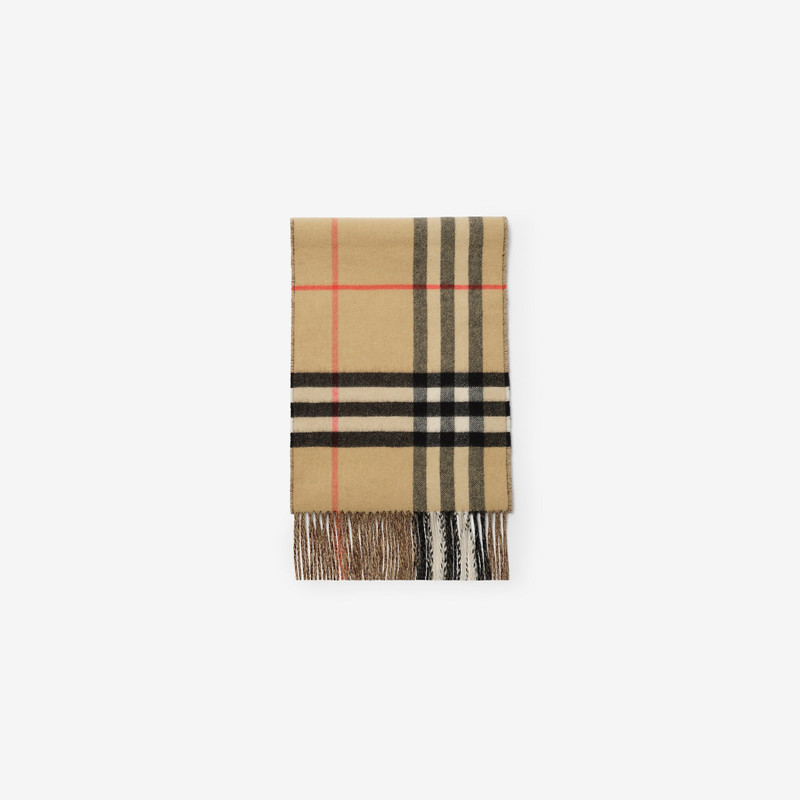 Burberry Contrast Check Cashmere Scarf outlook
