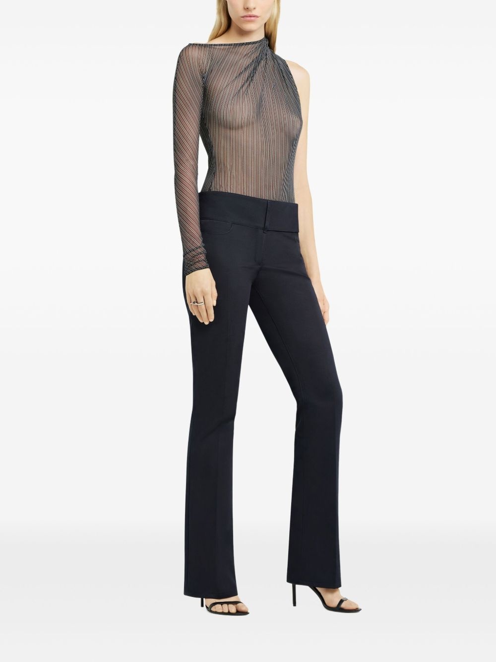 striped mesh top - 3