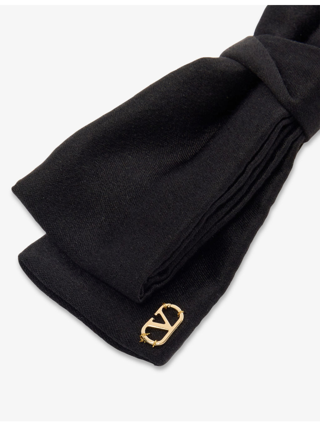 Bow Silk And Cotton Hair Clip - 2