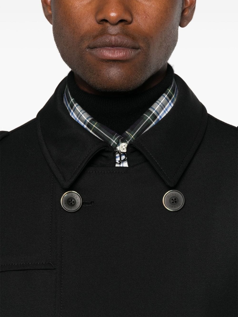 double-breasted trench coat - 5