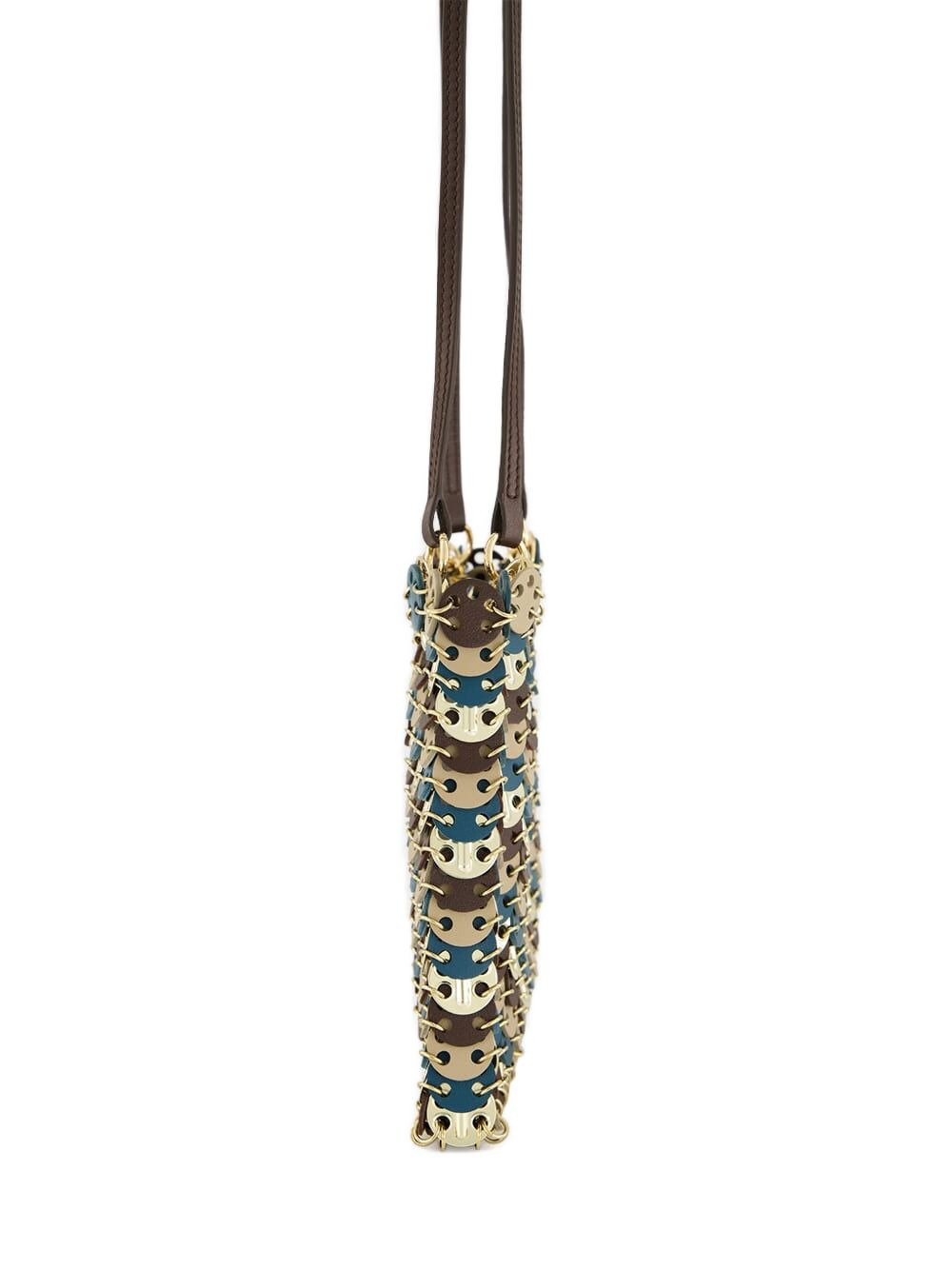 disc-detailing shoulder bag - 4