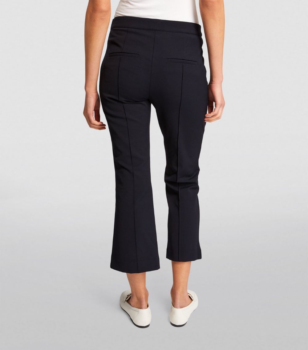 Cropped Flared Trousers - 4