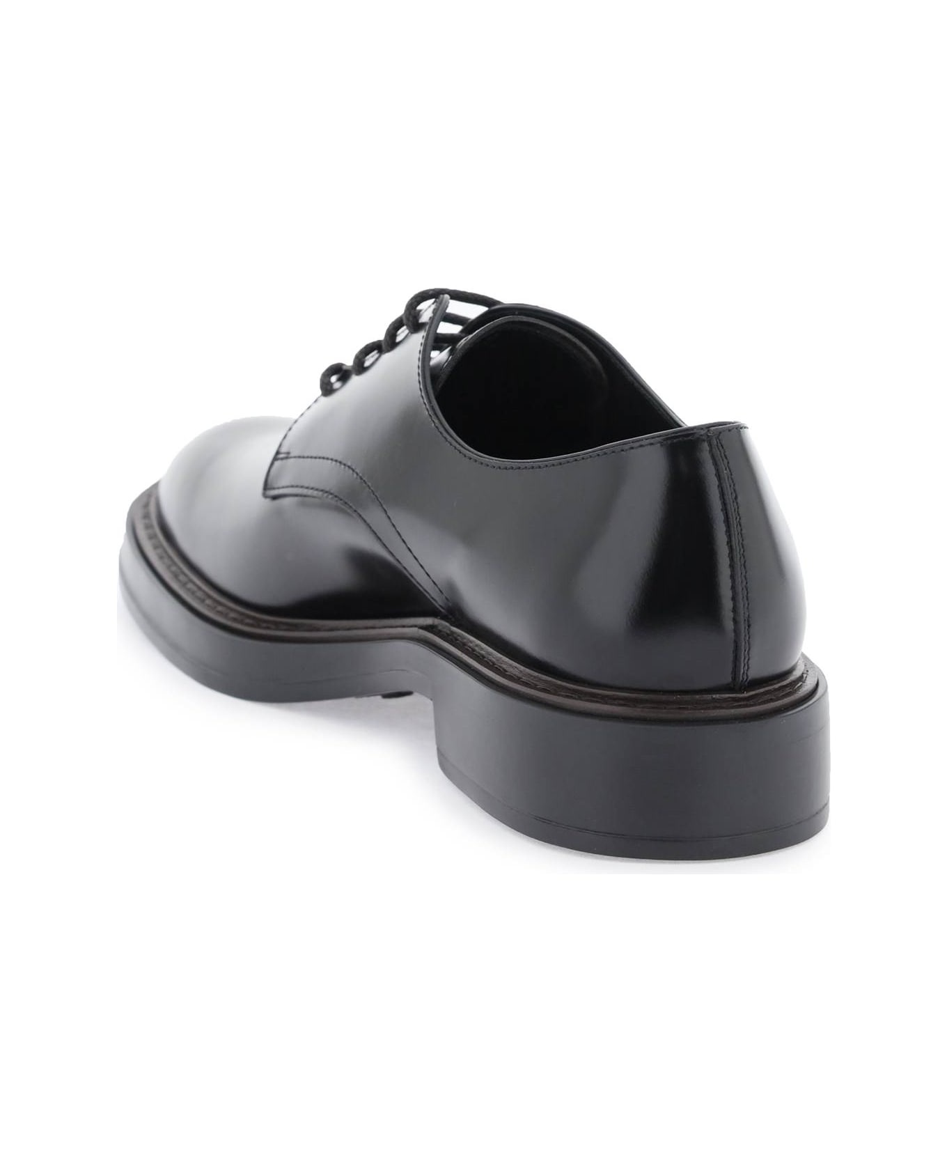 Leather Lace-up Shoes - 3