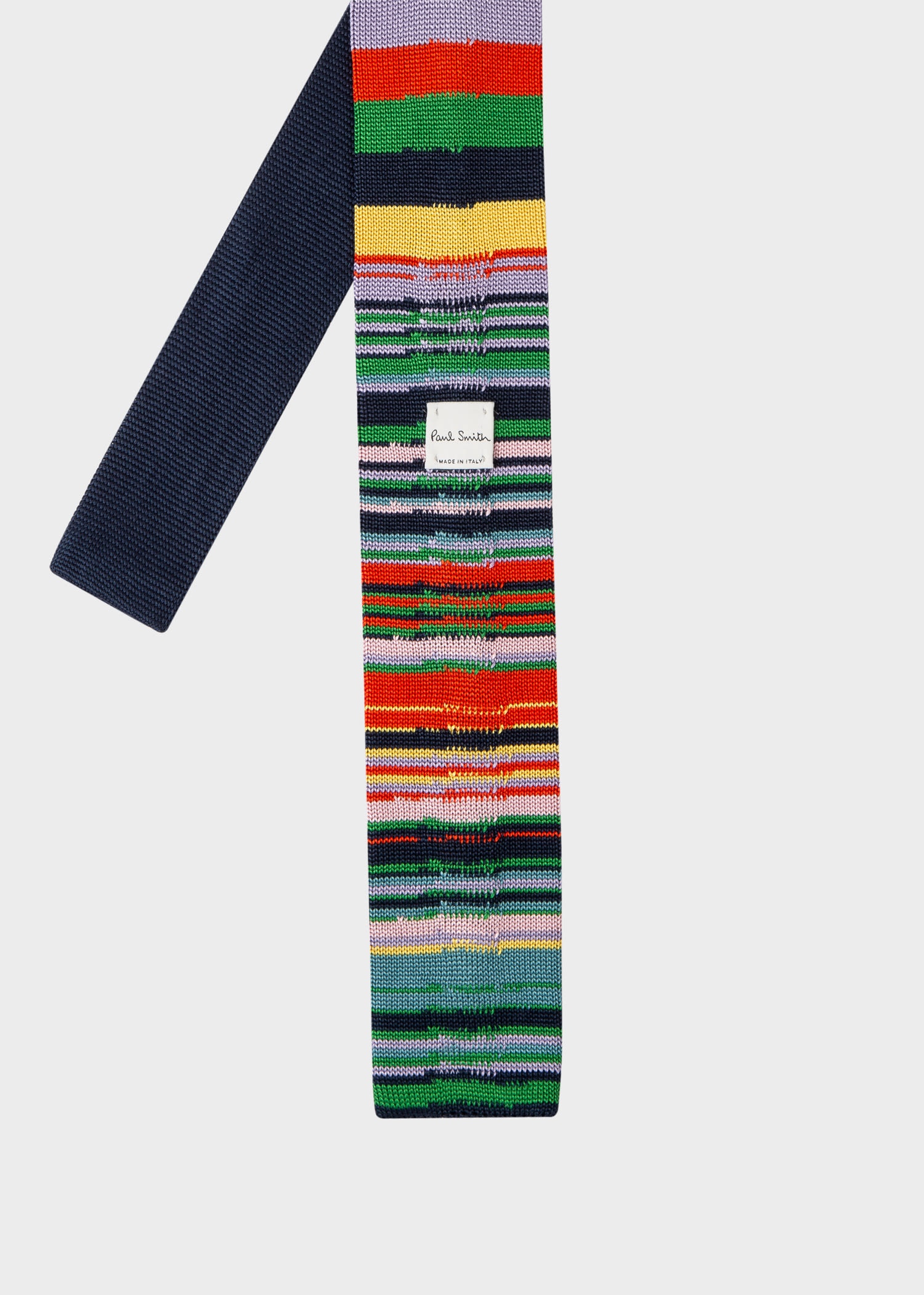 'Multi Stripe' Knitted Tie - 2