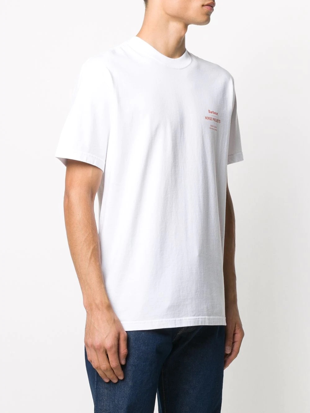 short-sleeved logo print T-shirt - 3