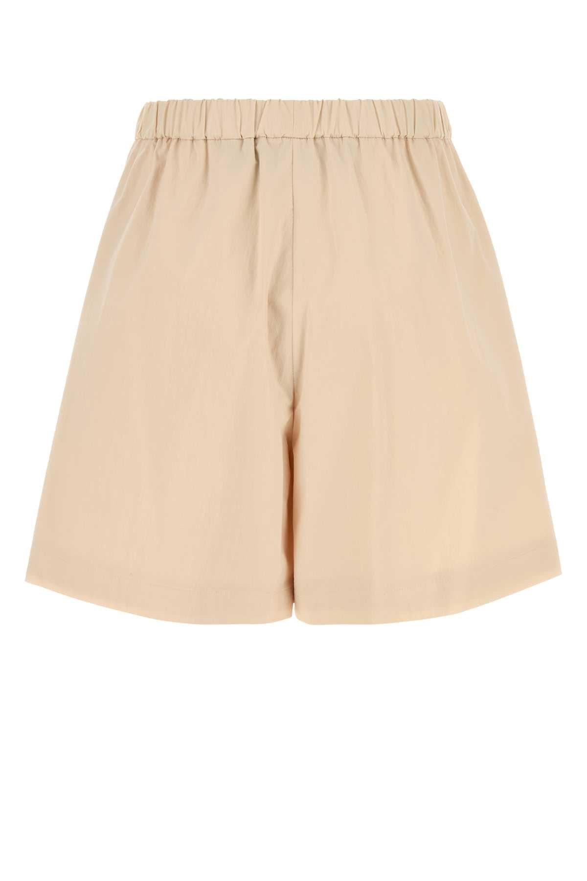 Fendi Women Light Pink Stretch Cotton Blend Shorts - 2