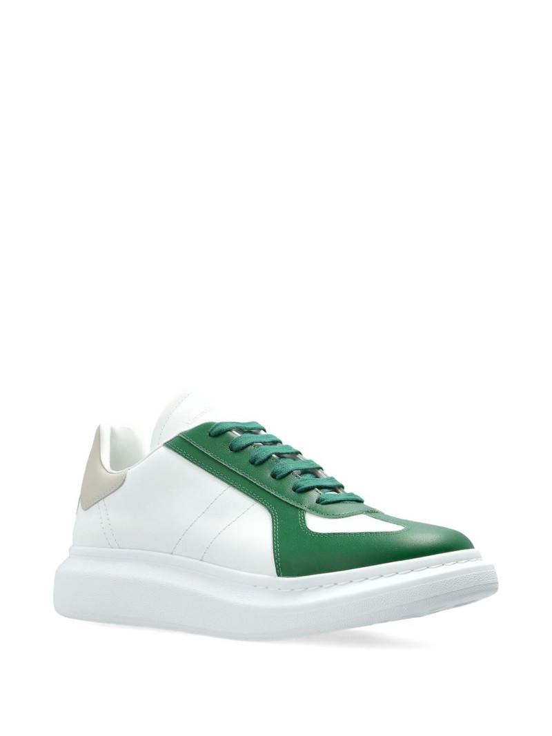Alexander McQueen panelled lace-up sneakers outlook