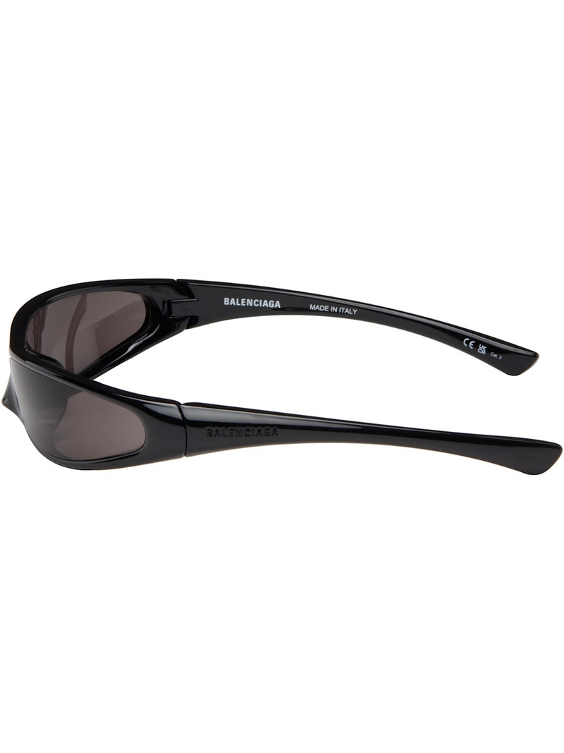 SSENSE Exclusive Black Avant Premier Thin Sunglasses 3