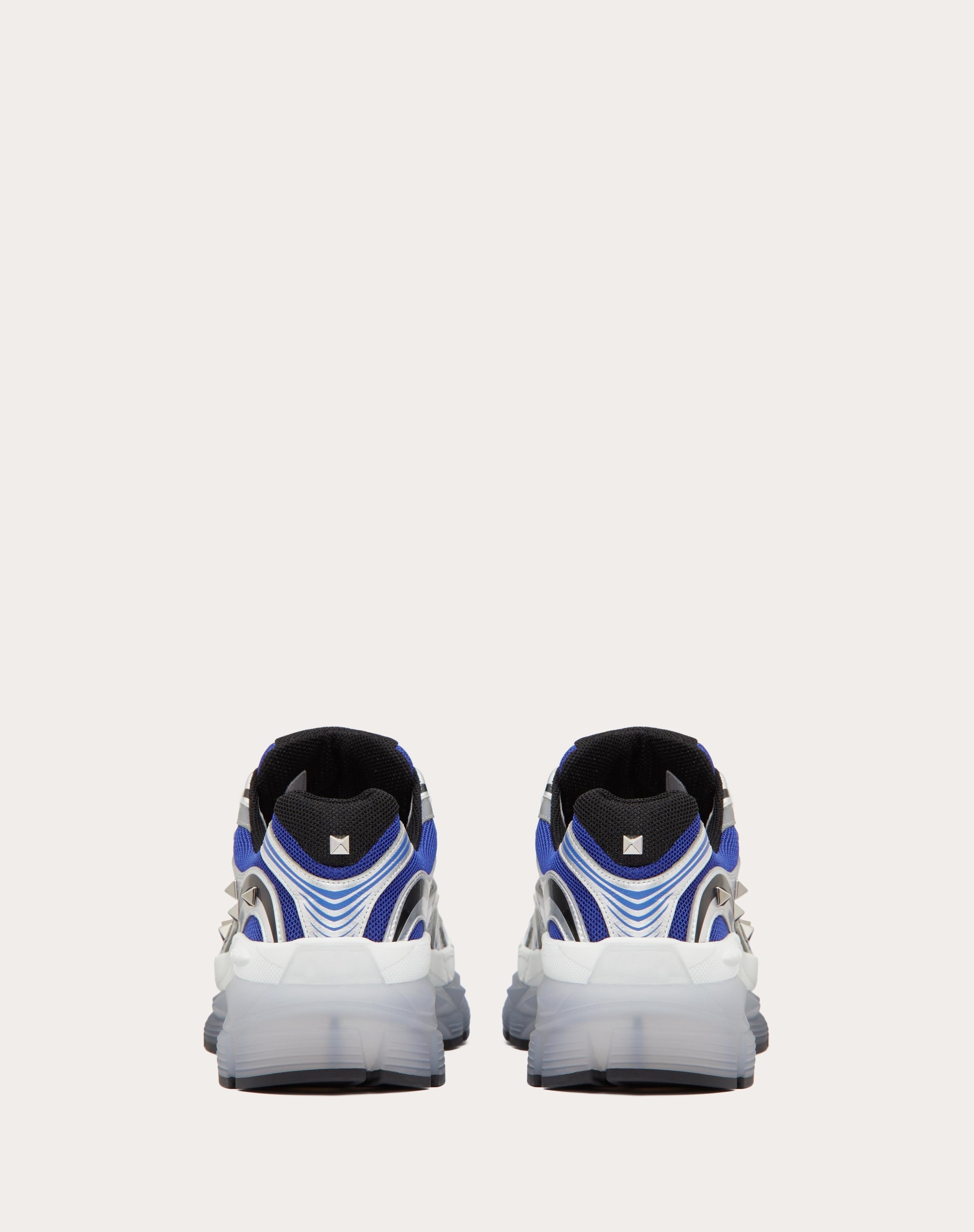 MS-2960 LOW-TOP SNEAKER IN FABRIC AND CALFSKIN - 3