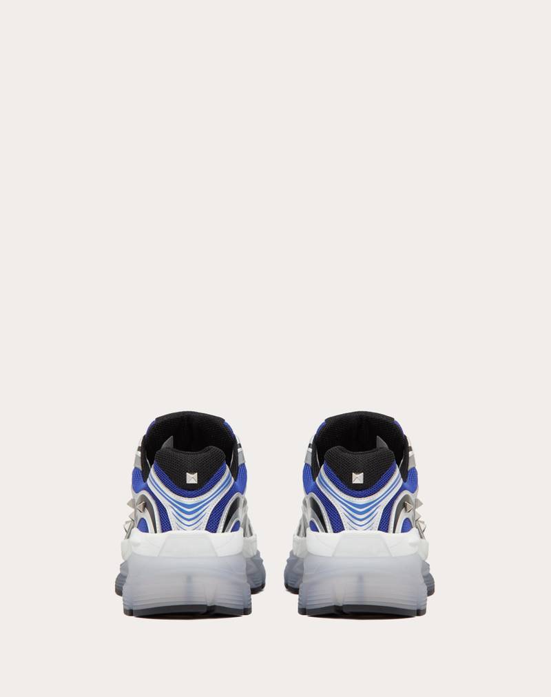 MS-2960 LOW-TOP SNEAKER IN FABRIC AND CALFSKIN 3