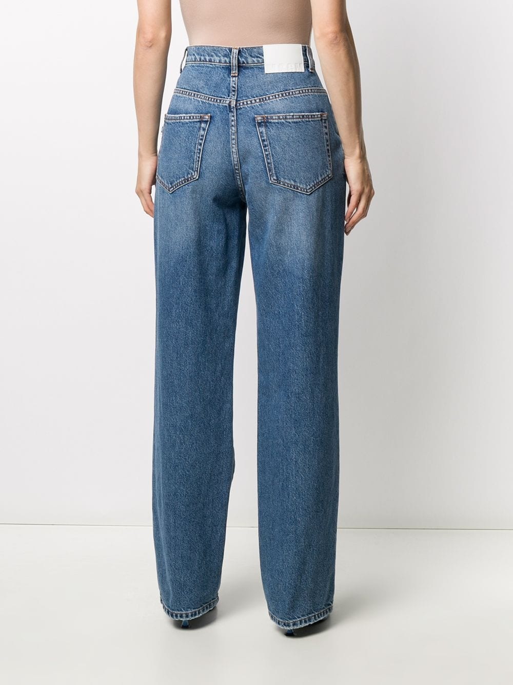 high-rise wide-leg jeans - 4